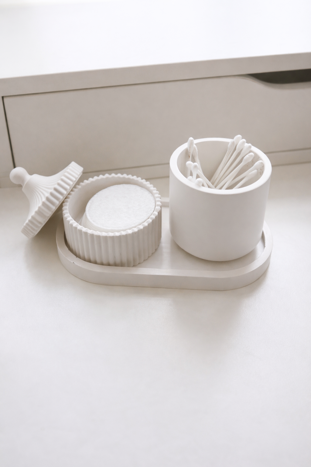 Trio déco salle de bain - coiffeuse
