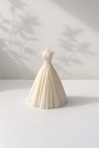 Bougie robe de mariée