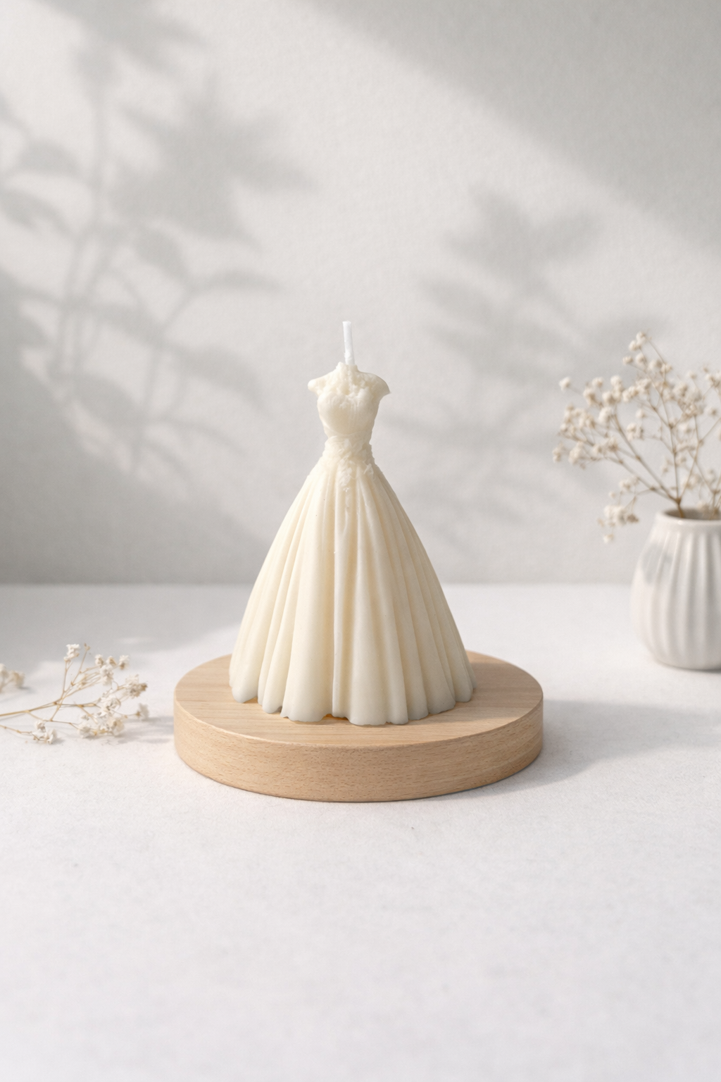 Bougie robe de mariée